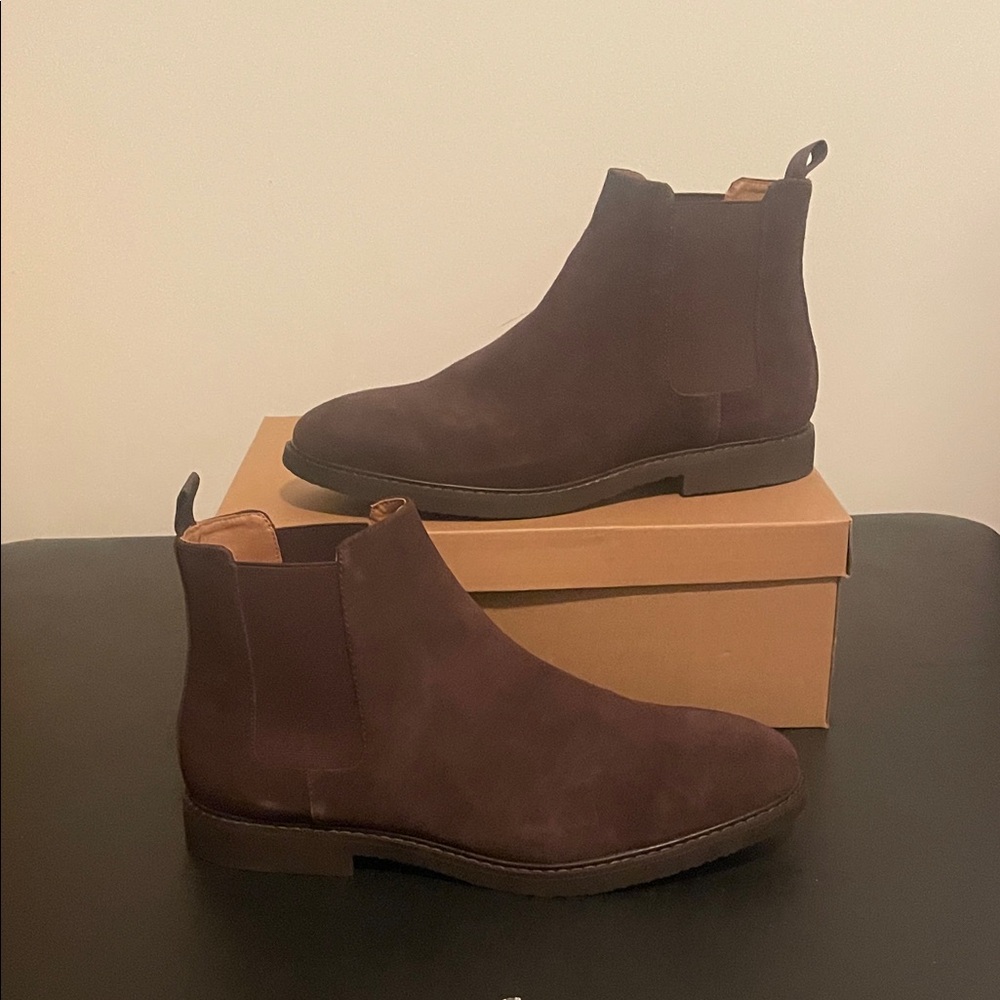 Steve Madden Highline Chocolate Brown Suede Men’s 13 JB
